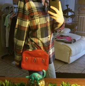 Cross body red purse